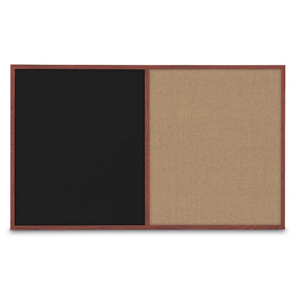 Enclosed Corkboard, 1 Door, 18"x24", 4" Fra, UV3400-BRONZE-FORBO